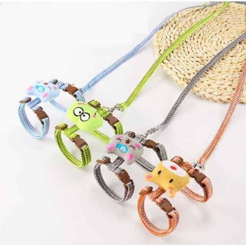 Adjustable Cats Harness Breakaway Cat Harness Leash Strap Collar with Leads for Kitten Puppy Small Dogs Walking