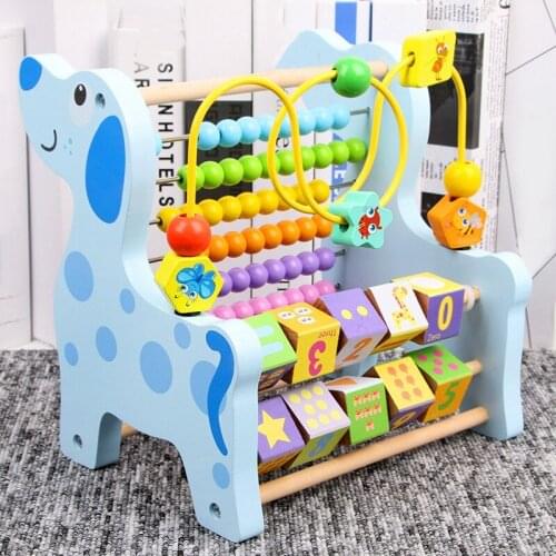 School Supplies Wooden Mathematics Bead Calculation Frame Abacus Toys Early Learning Teaching Aids Educational Toys Gifts