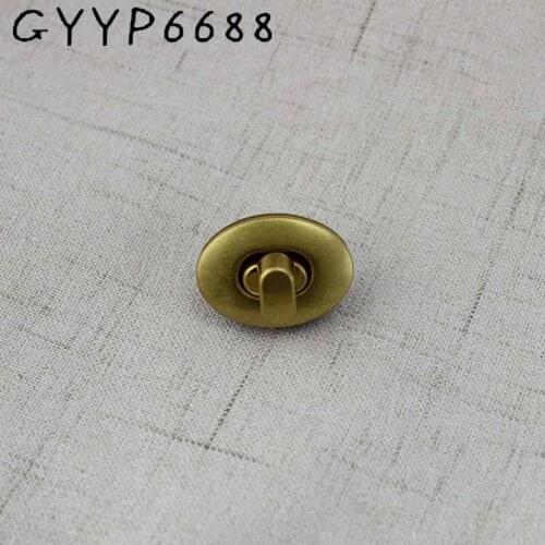 5-30sets 29mm Special gold Turn Wallet Purse twist-locks Purse Flip Oval lock woman bag making gunmetal pressed lock