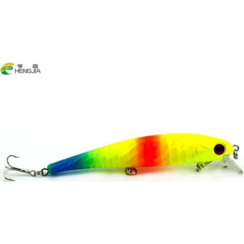 HENGJIA Best Quality Fishing Wobbler 15g/120mm Suspend Minnow Bass Fishing Lures With 4# Hooks peche isca artificial