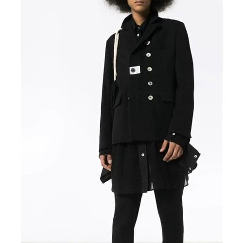 XS-6XL New 2021 Mens clothing fashion Catwalk Double breasted classic stitching with multiple buttons Suit plus size costumes