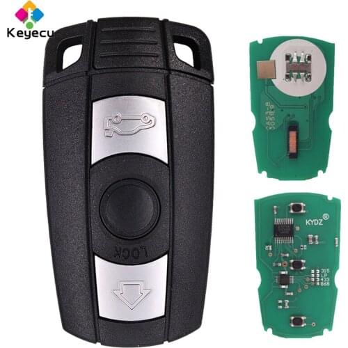 KEYECU Replacement KYDZ Smart Remote Key Fob 3 Button CAS3 868MHz With ID7944 Chip for BMW 1 3 5 6 7 Series
