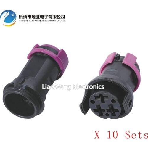 10 sets 3 Pin Car Plug Harness waterproof Connector Male Female with terminal DJ70310-6.3-11/21 3P