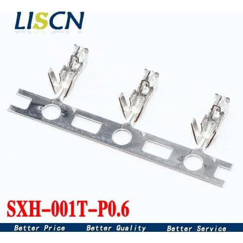 100PCS JST connector SXH-001T-P0.6N terminal wire gauge 22-26AWG SXH-001T-P0.6