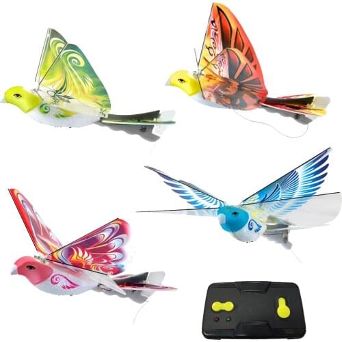 2.4GHz Remote Control Flying Bird RC Toys with life-like flapping wing and USB Charging Great kids gift for indoor & outdoor us