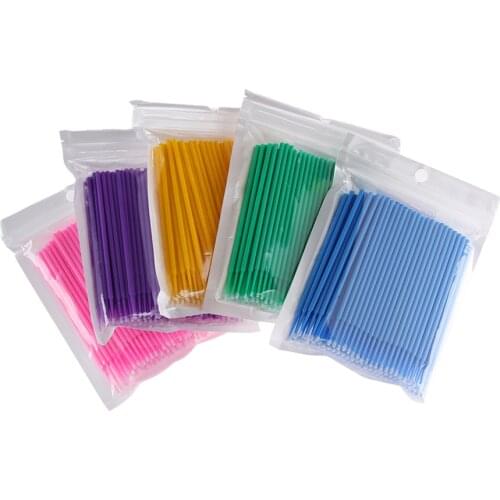 600pcs Dental Materials Disposable Cotton Swab Micro Brush Applicator Dentist Products Superfine/Fine/Regular