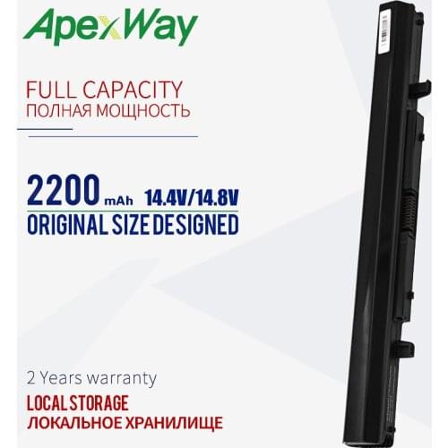 ApexWay 2200MAH Laptop Battery For Toshiba Satellite PA5076U-1BRS U955 U945 U900 U845 L955 L950 L900 S955D S955 S950 S950D S955
