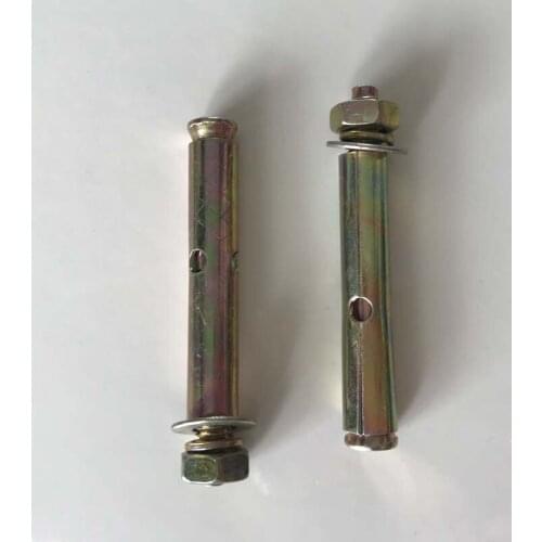 Color Zinc Plated Carbon Steel Expansion Bolts M6 M8 M10 M12 Heavy Duty Concrete Anchor Screws With Hex Nut Hardware Accessories