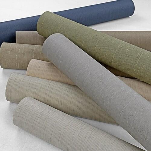 Beibehang European plain solid color striped wallpaper bedroom paper wall paper living room TV backdrop non-woven 3D wallpaper