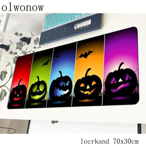 Halloween mousepad gamer cute 700x300x3mm gaming mouse pad notebook pc accessories laptop Natural Rubber padmouse ergonomic mat