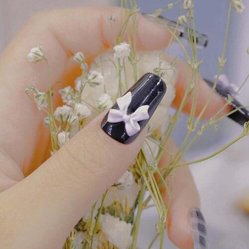 Candy Colorful Cute Delicate Bowknots 3D Nail Art Decorations Nail Jewelry Bowknots Ornament DIY Manicure Accessories