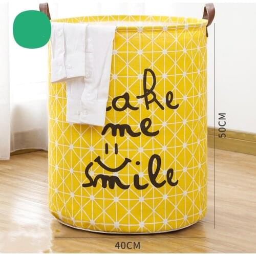 Dirty Laundry Basket Kids Toys Holder Bucket Organizer Foldable Laundry Basket Clothes Storage Bag Home Sundries Storage Barrel