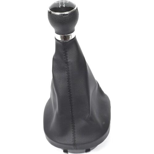 5/6 Speed Gear Shift Knob Boot Leather for Vw Touran Caddy