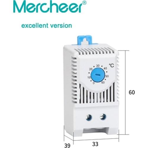 KTS MC011 Mini Temperature Controller Connect with Fan normally open (No) Type Thermostat 0~60 degree