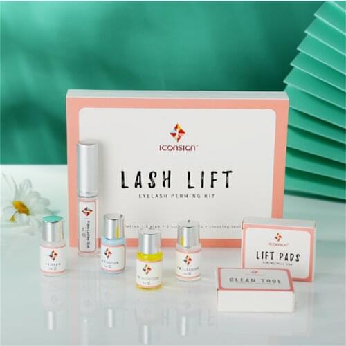 New arrival Upgrade Version Iconsign lash lift kit eyelash lifting set full professional eyelash lift make up for eyelash growth