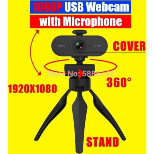 Streaming USB Web Camera 4k Cam Para Pc Camara Kamera Internetowa Cover With Stand Youtube Video LIVE Webcam Full Hd 1080p
