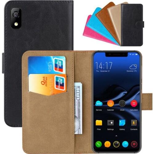 Luxury Wallet Case For Elephone A4/A4 Pro PU Leather Retro Flip Cover Magnetic Fashion Cases Strap