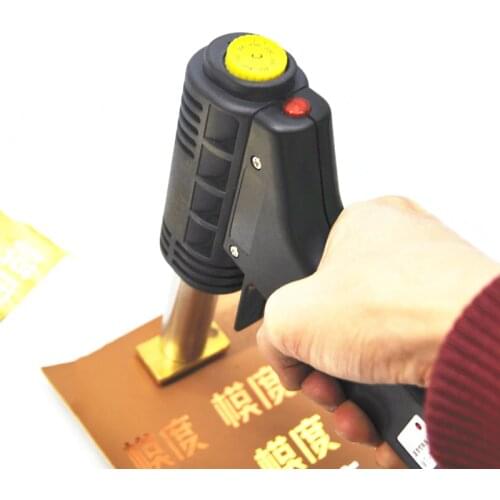 Handheld Hot Stamping Machine 3*6cm Small PU Leather Press Machine Cake Logo Press Machine 300W Printing Machine
