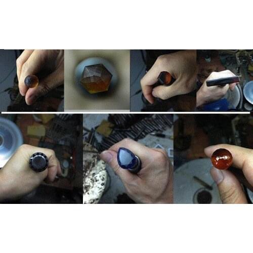 Gem faceting machine manipulator grinding hand jewelry stone Angle polishing bar 96 64 32index