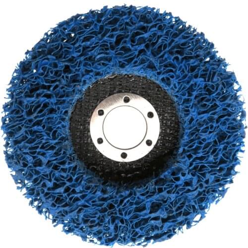4.5" blue Abrasive Wheel - 115mm Poly Strip Disc Paint Rust Remover Clean Grinding Wheels for Durable Angle Grinder Car