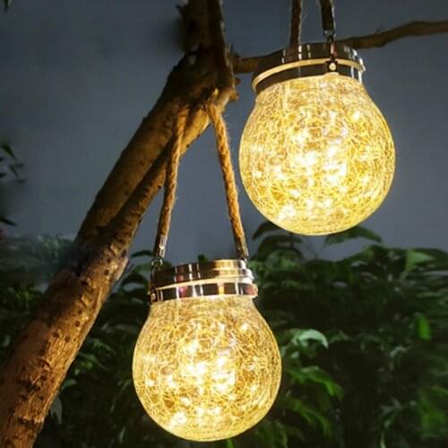 Solar Garden Light Outdoor Wall Lamp Waterproof Hanging Lamp LED Courtyard Decoration Star Night Light Solar Charging Lamp