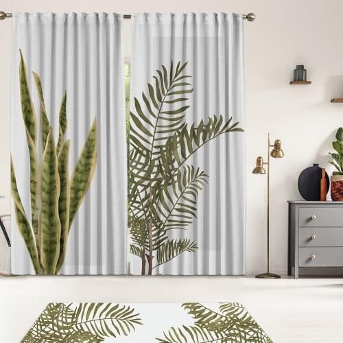 Tropical Series 4,Window Curtain 2 panels set,Blackout,Room darkering,Custom size