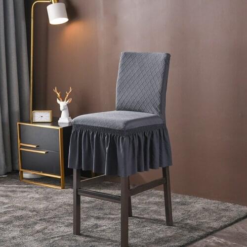 Solid Color Elastic Chair Cover Spandex Stretch Slipcovers Dustproof Chair Covers For Hotel Dining Room Party Banquet