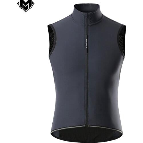 MY KILOMETRE Cycling Windproof Lightweight Vest Pro Fit packable men women bike windbreak gilet ciclismo ropa