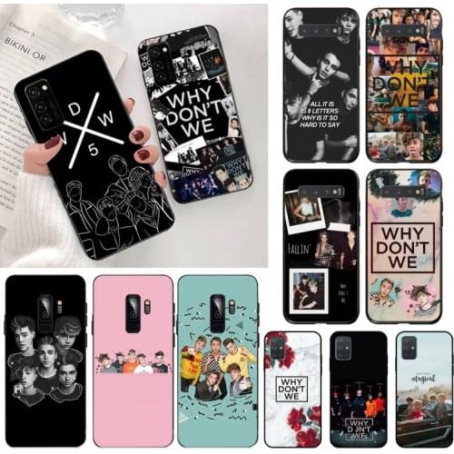 Why Don't We Fashion Phone Case for Samsung S20 plus Ultra S6 S7 edge S8 S9 plus S10 5G lite 2020