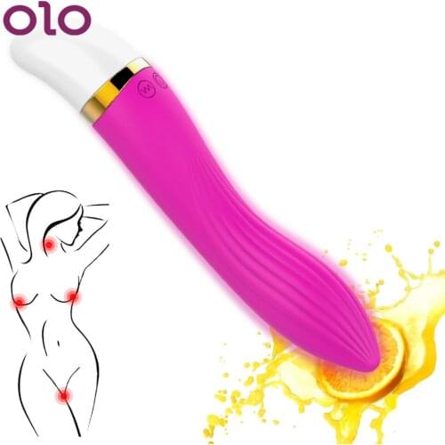 OLO 12 Frequency G-Spot Vibrator Wand Clitoris Stimulator Female Masturbator Sex Toys For Woman Adult Products