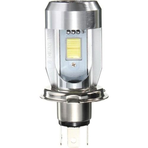 1pcs 6-36V Pure White LED Motorcycle Headlight Headlamp Bulb COB Led Hi/Lo Beam Scooter Moto Light Replace For Halogen