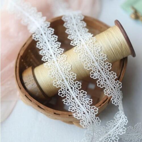 2 Meter/slot 4cm Width Tender Green Lace Embroidered Trim Clothing Decorative Ribbon Home DIY Sewing Wedding Crafts Decoration