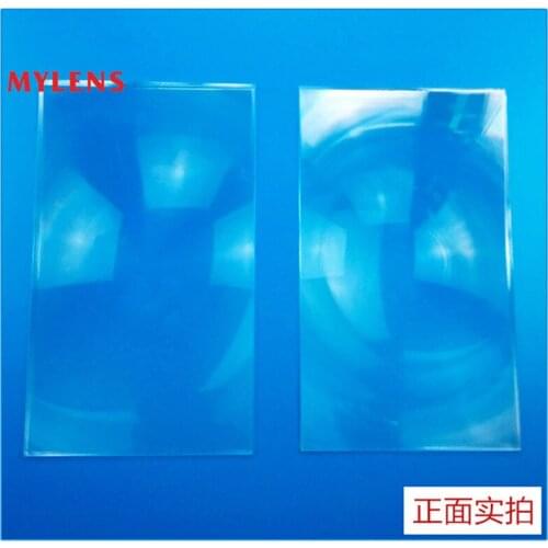 2pcs 8.9 inch DIY mobile phone Projector lamp Optical PMMA Focal 220 160 Fresnel Lens Plane Magnifier Solar Energy Concentrator
