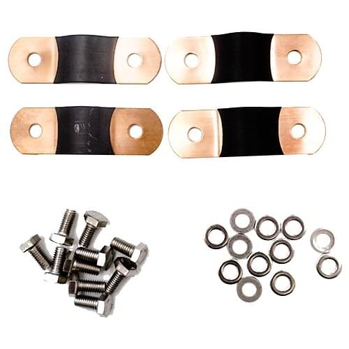 4PCS Winston Battery Busbars Pure Copper Connector 40AH 60AH 100AH 160AH 200AH 300AH 400AH 700AH 1000AH Solar Battery DIY Pack