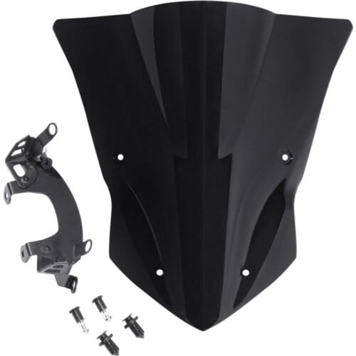 Motorcycle Accessories Front Windshield Windscreen Bracket Wind Screen For Kawasaki Z 900 900 2017-2018