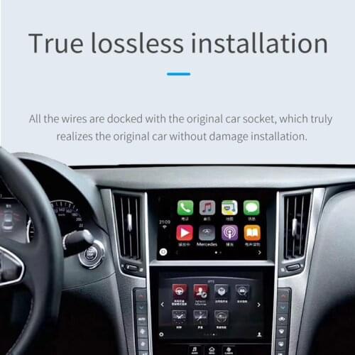 Wireless carplay vehicle interface, for BMW E46 F30, F20, F10, F01, F12, F15, F16, F22, F25, F26, F32, F48, NBT system