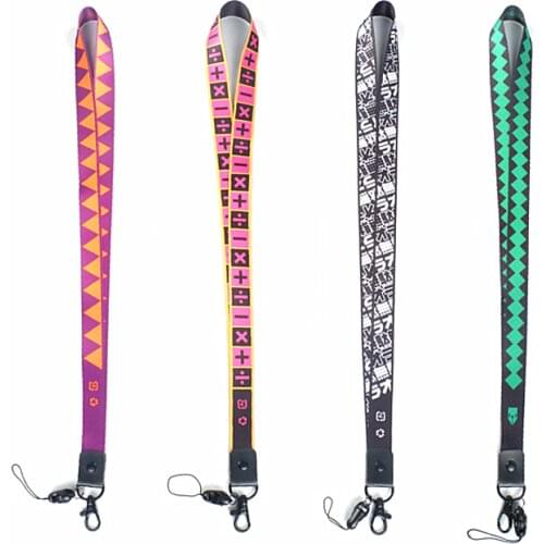 JoJos Bizarre Adventure Rohan Kishibe DIO Strap Lanyard Keychain Phone Ring Cosplay Props Gifts