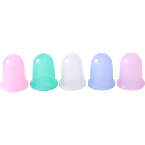 10Pcs Body Massage Cup Silicone Vacuum Cupping Anti Cellulite Women Back Detoxification Beauty Massager Tools Home Use