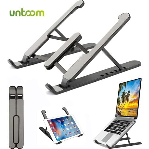 Untoom Laptop Holder Stand for MacBook Air Pro Foldable Tablet Stand Bracket Laptop Computer Support Base for PC Notebook iPad