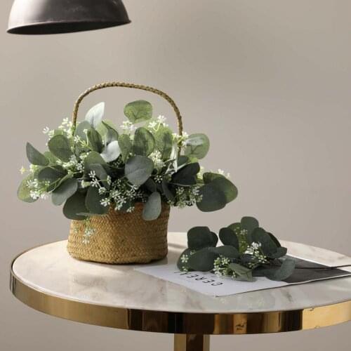 Home Decorative Simulation Short Branch DIY Leaves High Quality Artificial Leaves Flower Arrangement Accessories