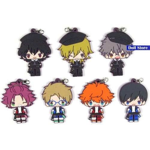 Ensemble Stars New Original Japanese anime figurerubber Silicone sweet smell mobile phone charms keychain strap D178