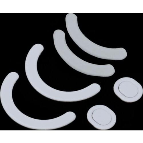 2 Sets/pack Tiger Gaming Mouse Feet Mouse Skate for logitech G403 G603 G703 Gaming Mouse White Mouse Glides Curve Edge