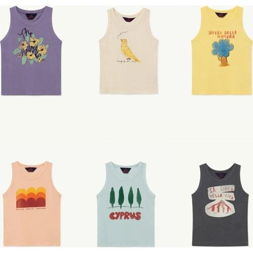 EnkeliBB Summer Vest TAP 2021 Fashion Sleeveless Tops for Boys and Girls Brand Design Kids Casual Clothes