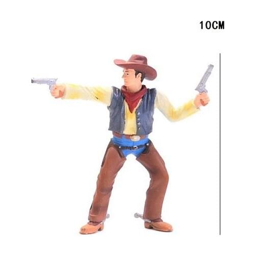 Pvc figure model toy cowboy