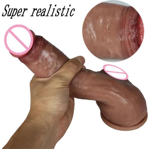 Soft Suction Cup Big Huge Realistic Dildo Penis G Spot Vagina Sex Strap On Dildos Adult Sex Toys For Women Dildo Erotic Toys