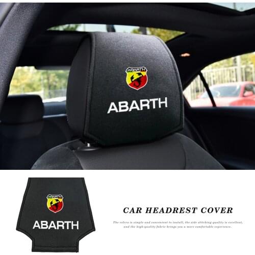 1/2PCS Auto Car Seat Neck Pillow Protection Safety Auto Headrest For Fiat 500 1100 Abarth Palio Stilo Bravo Car Seat Accessories