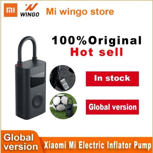Xiaomi Mi Portable Air Pump Electric Inflator Pump Smart Digital Tire Pressure Sensor Electric for Bike Motorcycle Car Football