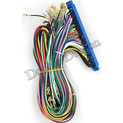 28Pin Jamma Harness for Video Arcade Game Pandora Box With 5 6 Action Button Wires for Arcade Game Machine/Cabinet