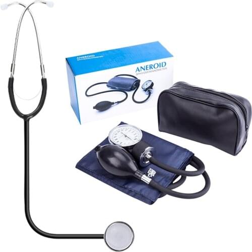 Manual Blood Pressure Monitor Diastolic Sphygmomanometer BP Tensiometer Blood Pressure Sphygmomanomete Cuff Home Health Monitor
