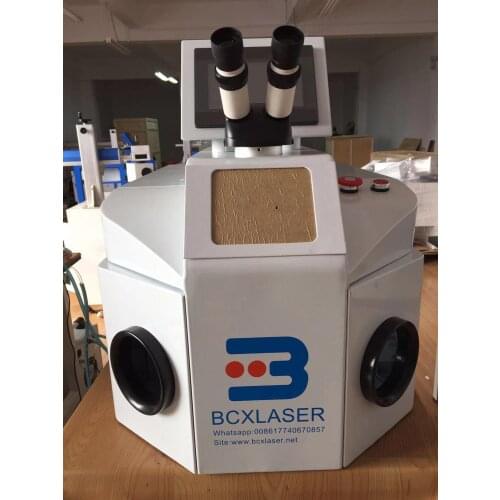 Made in China hot sale 100W 200W 300W fiber laser welding machine jewelry welder desktop design